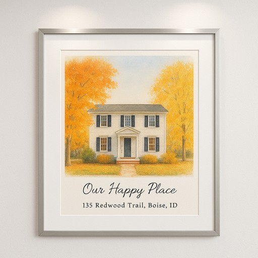 House portrait transformation